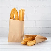 Pungi de hârtie în partea inferioară